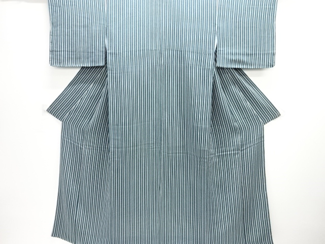 JAPANESE KIMONO / KOMON / CHIRIMEN / STRIPE